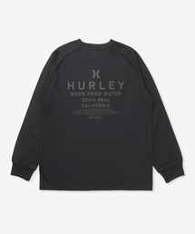 Hurley （ハーレー）の「Hurley/ハーレー 水着 ラッシュガード 長袖 Tシャツ ロンT UVカット 撥水 速乾 遮熱 MSRG261059（ラッシュガード）」