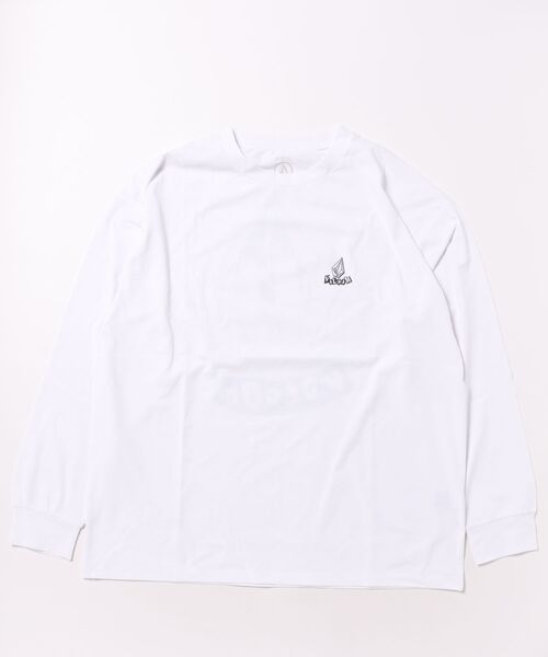 VOLCOM(ボルコム)の「VOLCOM/ボルコム UVケアラッシュガード 長袖 GRAB THE STONE LS SURF T VLY261019(ラッシュガード・メンズ・ホワイト/ブラック・M/XL/L)」の8枚目の写真