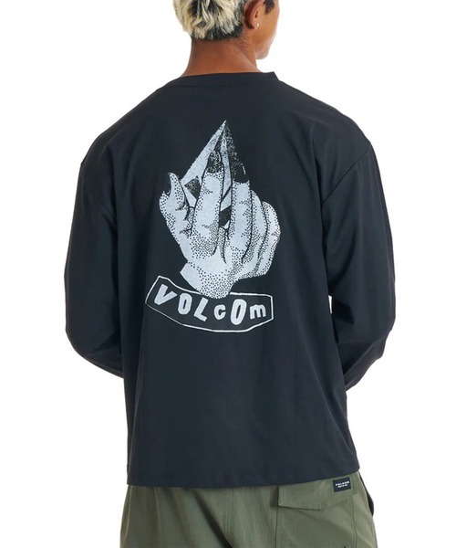 VOLCOM(ボルコム)の「VOLCOM/ボルコム UVケアラッシュガード 長袖 GRAB THE STONE LS SURF T VLY261019(ラッシュガード・メンズ・ホワイト/ブラック・M/XL/L)」の10枚目の写真