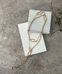 DRESSLAVE | ADER.bijoux / NUAGE double chain layerd necklace(ニュアージュダブルチェーンレイヤードネックレス)(ネックレス)