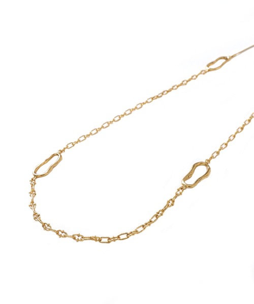 DRESSLAVE（ドレスレイブ）の「ADER.bijoux / NUAGE double chain layerd necklace(ニュアージュダブルチェーンレイヤードネックレス)（ネックレス・レディース・ゴールド・FREE）」の3枚目の写真