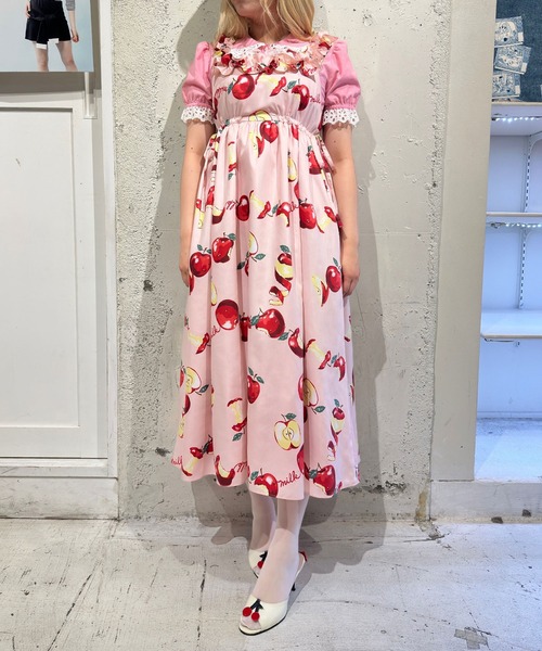 MILK(ミルク)の「Apple Talk オーバードレス(ジャンパースカート・レディース・C/B/A・FREE)」の13枚目の写真