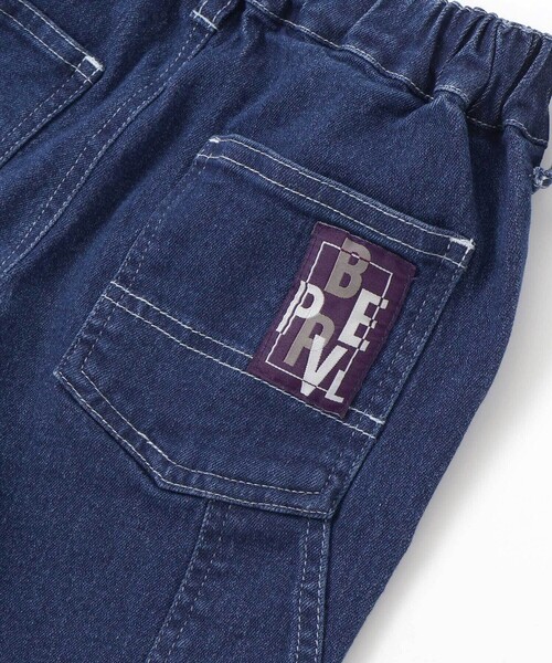 BeBe Petits Pois Vert(ベベプチポワヴェール)の「【店舗限定】ストレッチデニムショートパンツ(デニムパンツ・キッズ・ブラック/ネイビー・160cm/150cm/110cm/120cm/130cm/140cm)」の10枚目の写真