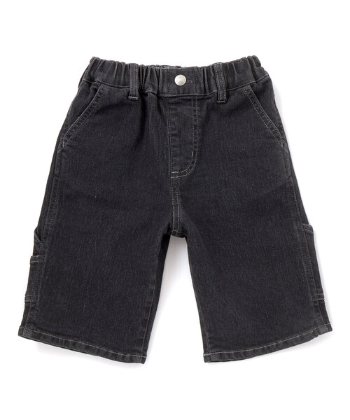 BeBe Petits Pois Vert(ベベプチポワヴェール)の「【店舗限定】ストレッチデニムショートパンツ(デニムパンツ・キッズ・ブラック/ネイビー・160cm/150cm/110cm/120cm/130cm/140cm)」の11枚目の写真