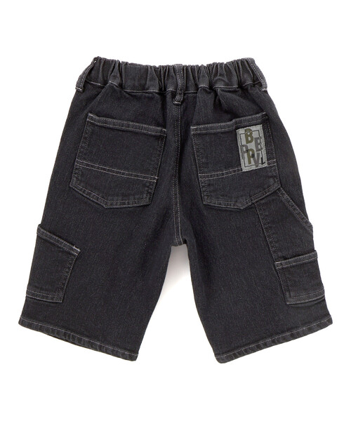 BeBe Petits Pois Vert(ベベプチポワヴェール)の「【店舗限定】ストレッチデニムショートパンツ(デニムパンツ・キッズ・ブラック/ネイビー・160cm/150cm/110cm/120cm/130cm/140cm)」の12枚目の写真
