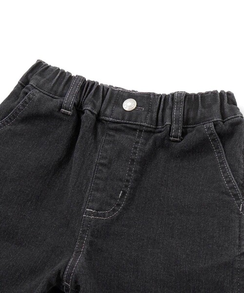 BeBe Petits Pois Vert(ベベプチポワヴェール)の「【店舗限定】ストレッチデニムショートパンツ(デニムパンツ・キッズ・ブラック/ネイビー・160cm/150cm/110cm/120cm/130cm/140cm)」の13枚目の写真