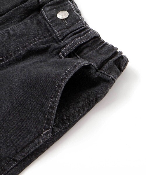 BeBe Petits Pois Vert(ベベプチポワヴェール)の「【店舗限定】ストレッチデニムショートパンツ(デニムパンツ・キッズ・ブラック/ネイビー・160cm/150cm/110cm/120cm/130cm/140cm)」の14枚目の写真