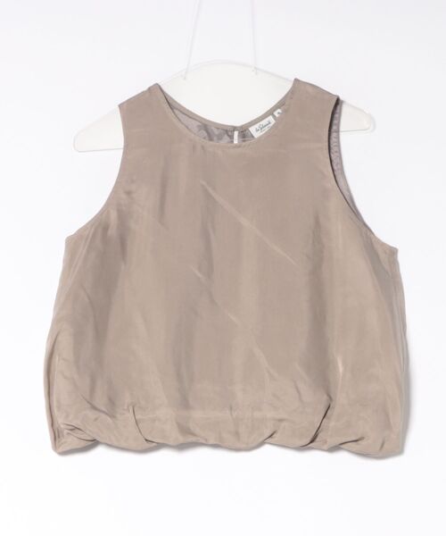 LE GLAZIK（ルグラジック）の「LE GLAZIK | キュプラ ノースリーブシャツ（シャツ/ブラウス・レディース・グレイッシュベージュ/ブルー系その他・36）」の2枚目の写真