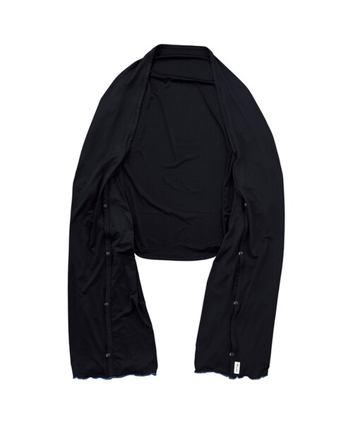 CROSSPLUS ONLINE(クロスプラスオンライン)の「【Wpc.】UVカット接触冷感3wayショール【ポンチョ・ストール・ボレロ】(カーディガン/ボレロ・レディース・ブラック/グレー/オフホワイト・フリー)」の6枚目の写真