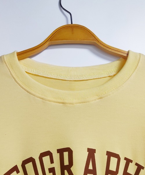 ReRe(リリ)の「フリルスリーブロゴプリントTシャツ(Tシャツ/カットソー・レディース・ホワイト/イエロー/アッシュグレー・X-LARGE/LARGE/MEDIUM)」の8枚目の写真