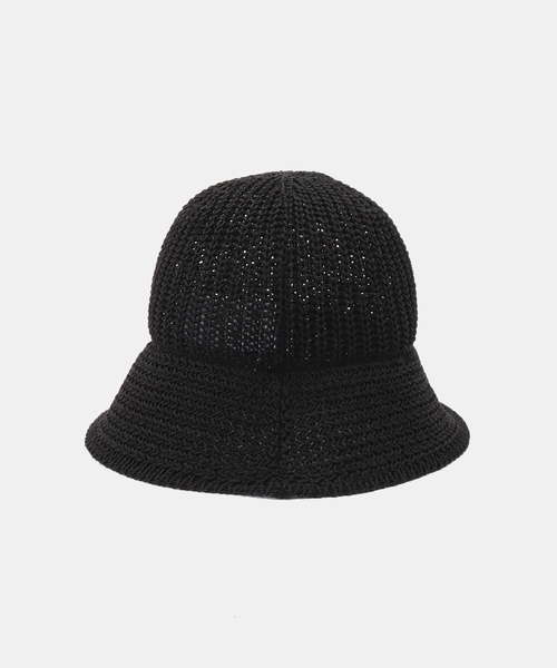 IENA(イエナ)の「KIJIMA TAKAYUKI/キジマ タカユキ POLY WASHI KNIT METRO HA ハット WKNY261109(ハット・レディース・ブラック/アイボリー・FREE)」の5枚目の写真