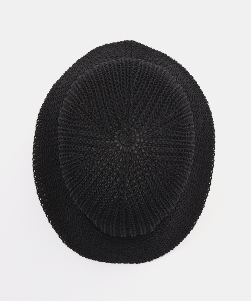 IENA(イエナ)の「KIJIMA TAKAYUKI/キジマ タカユキ POLY WASHI KNIT METRO HA ハット WKNY261109(ハット・レディース・ブラック/アイボリー・FREE)」の6枚目の写真