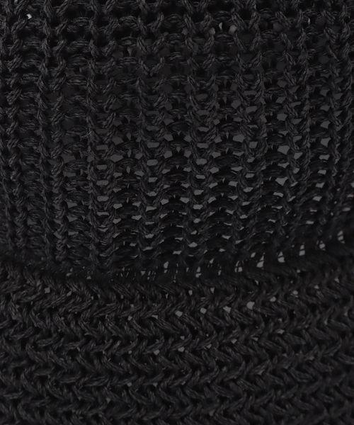 IENA(イエナ)の「KIJIMA TAKAYUKI/キジマ タカユキ POLY WASHI KNIT METRO HA ハット WKNY261109(ハット・レディース・ブラック/アイボリー・FREE)」の10枚目の写真