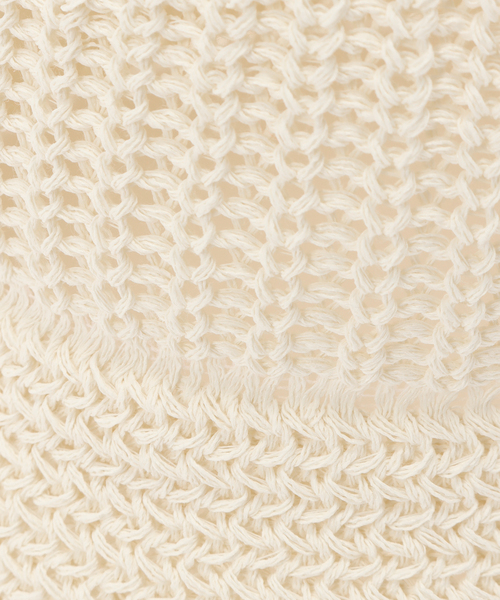 IENA(イエナ)の「KIJIMA TAKAYUKI/キジマ タカユキ POLY WASHI KNIT METRO HA ハット WKNY261109(ハット・レディース・ブラック/アイボリー・FREE)」の11枚目の写真