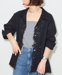 journal standard L'essage（ジャーナルスタンダードレサージュ）の「刺繍レースシャツ（シャツ/ブラウス）」