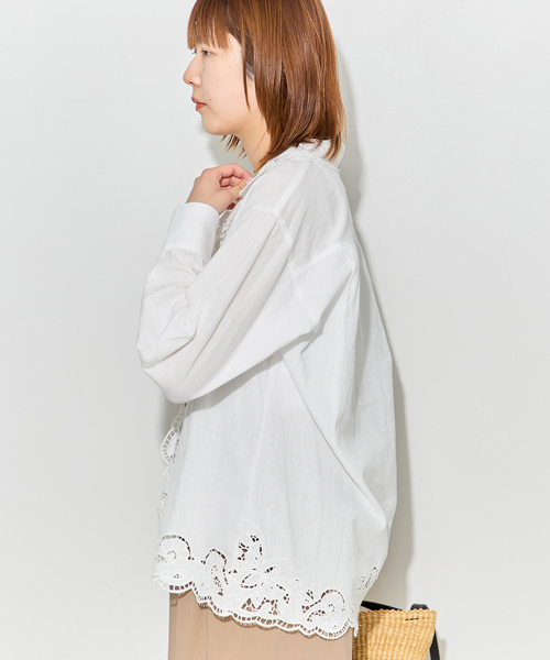 刺繍レースシャツ（シャツ/ブラウス）｜journal standard L'essage