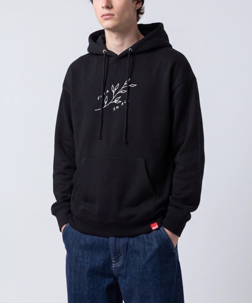 MNKR(モニカ)の「【T18】【MNKR Brand/エムエヌケーアールブランド】P/O HOODIES(FUCKEM)(パーカー・メンズ・ブラック・MEDIUM)」の1枚目の写真