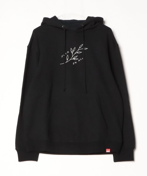MNKR(モニカ)の「【T18】【MNKR Brand/エムエヌケーアールブランド】P/O HOODIES(FUCKEM)(パーカー・メンズ・ブラック・MEDIUM)」の3枚目の写真