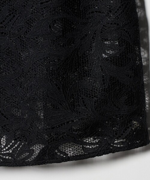 green label relaxing（グリーンレーベルリラクシング）の「レース キャミソール（キャミソール・レディース・ホワイト/ブラック・FREE）」の6枚目の写真