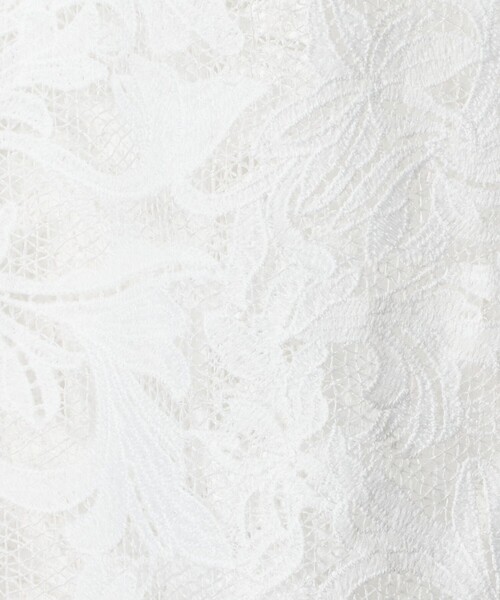 green label relaxing（グリーンレーベルリラクシング）の「レース キャミソール（キャミソール・レディース・ホワイト/ブラック・FREE）」の9枚目の写真