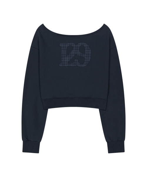 ILLIGO（イリゴ）の「129 ロゴパッチボートネックスウェット ネイビー（スウェット・レディース・その他・SMALL/MEDIUM）」の5枚目の写真