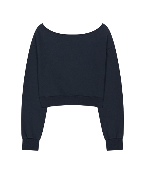 ILLIGO（イリゴ）の「129 ロゴパッチボートネックスウェット ネイビー（スウェット・レディース・その他・SMALL/MEDIUM）」の6枚目の写真