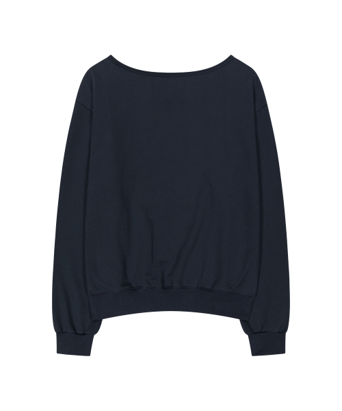 ILLIGO（イリゴ）の「129 ロゴパッチボートネックスウェット ネイビー（スウェット・レディース・その他・SMALL/MEDIUM）」の8枚目の写真