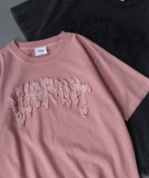 SITRY | 新柄追加 Grunge Style T-Shirt/グランジ ヴィンテージライク ショート丈 半袖Tシャツ レディース メンズ(Tシャツ/カットソー)