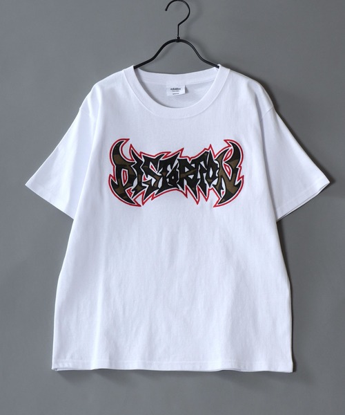 SITRY(シトリー)の「新柄追加 Grunge Style T-Shirt/グランジ ヴィンテージライク ショート丈 半袖Tシャツ レディース メンズ(Tシャツ/カットソー・メンズ・カモフラージュ/ホワイト/ブラック/ブラック系その他2/ピンク/ブラック系その他/ブラック系その他4/ブラック系その他3/ホワイト系その他/ピンク系その他/ホワイト系その他2/ブラック系その他5・S/L/M)」の13枚目の写真