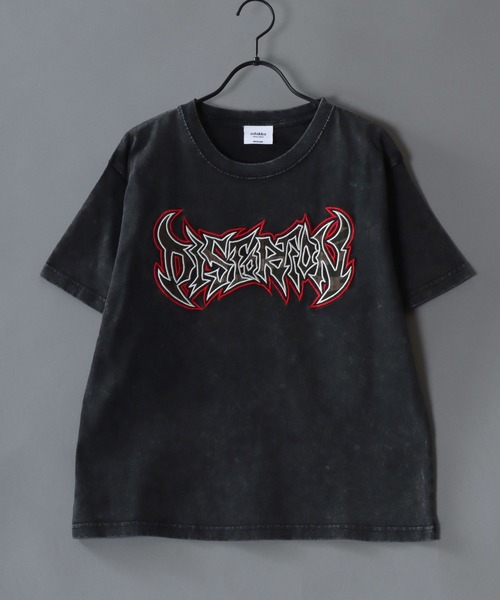 SITRY(シトリー)の「新柄追加 Grunge Style T-Shirt/グランジ ヴィンテージライク ショート丈 半袖Tシャツ レディース メンズ(Tシャツ/カットソー・メンズ・カモフラージュ/ホワイト/ブラック/ブラック系その他2/ピンク/ブラック系その他/ブラック系その他4/ブラック系その他3/ホワイト系その他/ピンク系その他/ホワイト系その他2/ブラック系その他5・S/L/M)」の15枚目の写真