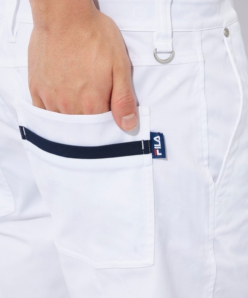 FILA GOLF（フィラゴルフ ）の「【FILA GOLF:フィラゴルフ】エンボスツイルショートパンツ　ゴルフ（その他パンツ・メンズ・ネイビー/ベージュ/ブラック/ホワイト・78/86/82/94/90）」の5枚目の写真