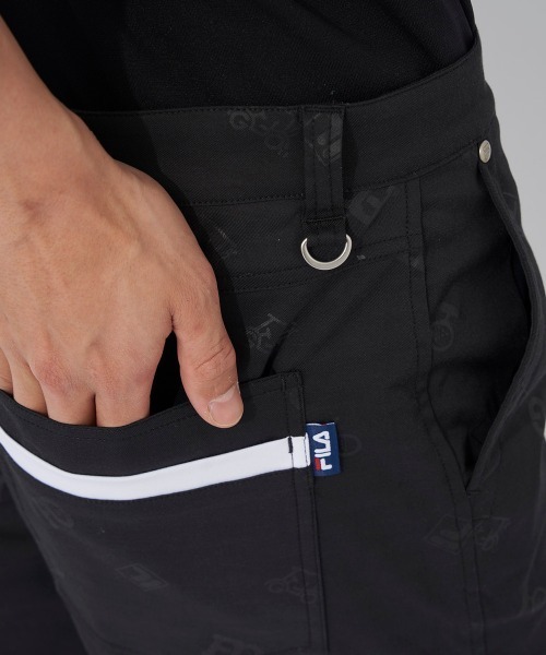 FILA GOLF（フィラゴルフ ）の「【FILA GOLF:フィラゴルフ】エンボスツイルショートパンツ　ゴルフ（その他パンツ・メンズ・ネイビー/ベージュ/ブラック/ホワイト・78/86/82/94/90）」の16枚目の写真