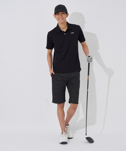 FILA GOLF（フィラゴルフ ）の「【FILA GOLF:フィラゴルフ】エンボスツイルショートパンツ　ゴルフ（その他パンツ・メンズ・ネイビー/ベージュ/ブラック/ホワイト・78/86/82/94/90）」の8枚目の写真