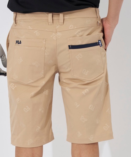 FILA GOLF（フィラゴルフ ）の「【FILA GOLF:フィラゴルフ】エンボスツイルショートパンツ　ゴルフ（その他パンツ・メンズ・ネイビー/ベージュ/ブラック/ホワイト・78/86/82/94/90）」の22枚目の写真