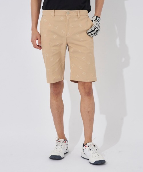 FILA GOLF（フィラゴルフ ）の「【FILA GOLF:フィラゴルフ】エンボスツイルショートパンツ　ゴルフ（その他パンツ・メンズ・ネイビー/ベージュ/ブラック/ホワイト・78/86/82/94/90）」の19枚目の写真