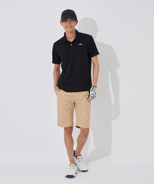 FILA GOLF（フィラゴルフ ）の「【FILA GOLF:フィラゴルフ】エンボスツイルショートパンツ　ゴルフ（その他パンツ・メンズ・ネイビー/ベージュ/ブラック/ホワイト・78/86/82/94/90）」の17枚目の写真