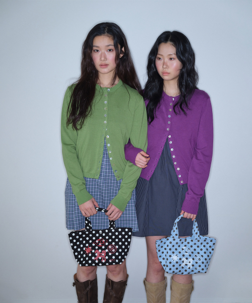 HOMEBODY THINGS(ホームバディ ティングズ)の「Homebody Mini Classic Dot Bag (SKY BLUE)(エコバッグ/サブバッグ・レディース・その他・F)」の2枚目の写真