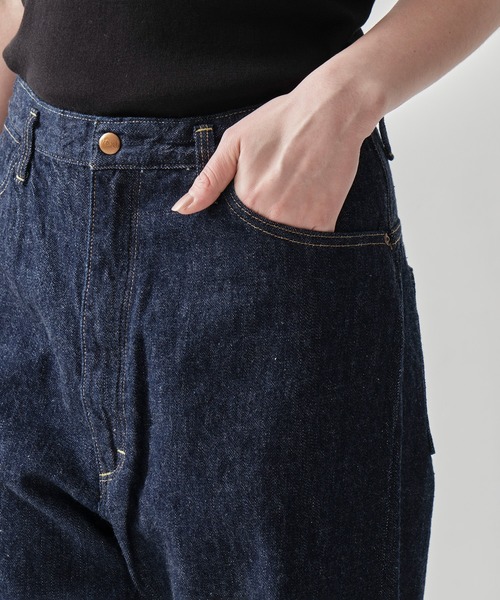 orSlow（オアスロウ）の「[orSlow/オアスロー]HIGH WAIST SELVEDGE DENIM PANTS/JASMIN（デニムパンツ・レディース・ブルー・2/3）」の7枚目の写真