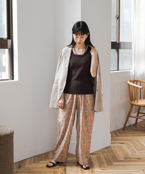 URBAN RESEARCH DOORS(アーバンリサーチドアーズ)の「アソートプリントイージーパンツ(その他パンツ・レディース・ベージュ/グリーン/ナチュラル・FREE)」の10枚目の写真