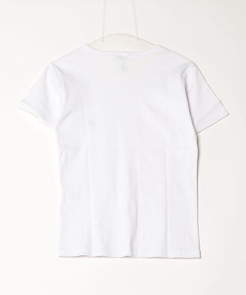 JOHN'S CLOSET(ジョンズクローゼット)の「【13】ワンポイントクロス ジャストフィットVネックTシャツ(Tシャツ/カットソー・メンズ・ホワイト/ブラック・SMALL/LARGE/MEDIUM)」の9枚目の写真
