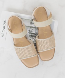 【Bridget Birkin】ピースビジューキラキラサンダル(562211)