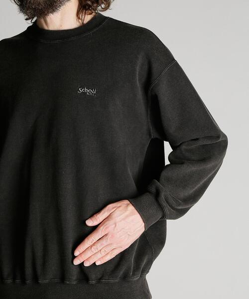 Schott（ショット）の「Schott/ショット/CREW SWEAT TIMELESS AND TRUE/クルー スウェット タイムレス アンド トゥルー（スウェット・メンズ・ネイビー/ブラック・M/2XL/XL/L）」の10枚目の写真