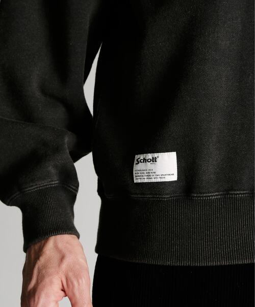 Schott（ショット）の「Schott/ショット/CREW SWEAT TIMELESS AND TRUE/クルー スウェット タイムレス アンド トゥルー（スウェット・メンズ・ネイビー/ブラック・M/2XL/XL/L）」の11枚目の写真
