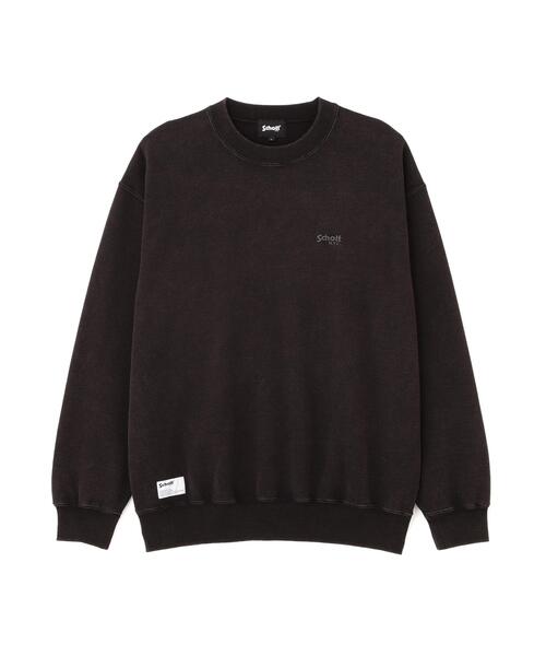 Schott（ショット）の「Schott/ショット/CREW SWEAT TIMELESS AND TRUE/クルー スウェット タイムレス アンド トゥルー（スウェット・メンズ・ネイビー/ブラック・M/2XL/XL/L）」の13枚目の写真