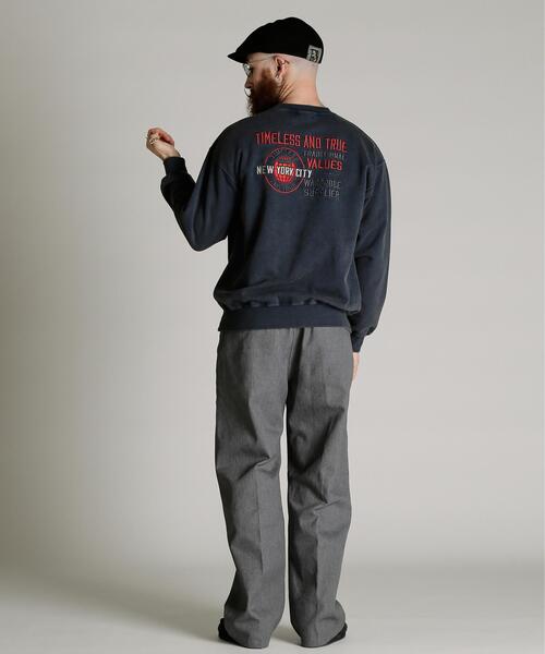 Schott（ショット）の「Schott/ショット/CREW SWEAT TIMELESS AND TRUE/クルー スウェット タイムレス アンド トゥルー（スウェット・メンズ・ネイビー/ブラック・M/2XL/XL/L）」の17枚目の写真