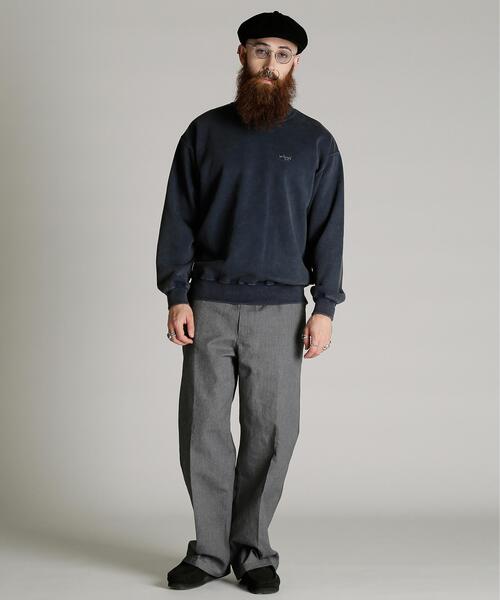 Schott（ショット）の「Schott/ショット/CREW SWEAT TIMELESS AND TRUE/クルー スウェット タイムレス アンド トゥルー（スウェット・メンズ・ネイビー/ブラック・M/2XL/XL/L）」の18枚目の写真