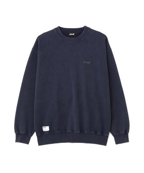 Schott（ショット）の「Schott/ショット/CREW SWEAT TIMELESS AND TRUE/クルー スウェット タイムレス アンド トゥルー（スウェット・メンズ・ネイビー/ブラック・M/2XL/XL/L）」の20枚目の写真