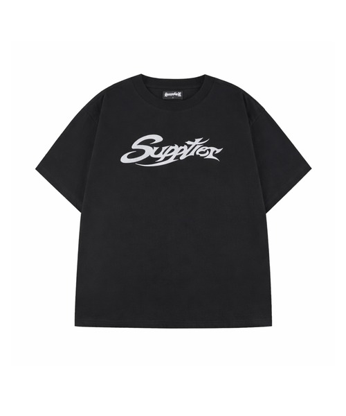 SUPPLIER(サプライヤー)の「Tシャツ|Glitter Inferno Logo Tee|SUPPLIER(Tシャツ/カットソー・メンズ・ブラック/ホワイト・MEDIUM/SMALL/X-LARGE/LARGE)」の2枚目の写真