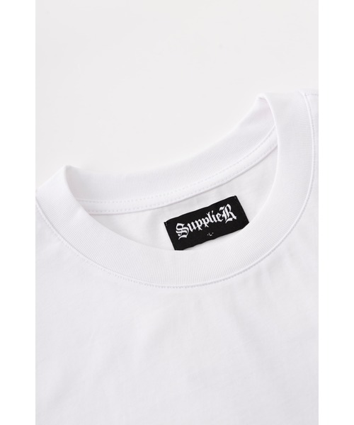SUPPLIER(サプライヤー)の「Tシャツ|Glitter Inferno Logo Tee|SUPPLIER(Tシャツ/カットソー・メンズ・ブラック/ホワイト・MEDIUM/SMALL/X-LARGE/LARGE)」の5枚目の写真