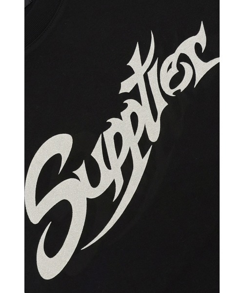 SUPPLIER(サプライヤー)の「Tシャツ|Glitter Inferno Logo Tee|SUPPLIER(Tシャツ/カットソー・メンズ・ブラック/ホワイト・MEDIUM/SMALL/X-LARGE/LARGE)」の9枚目の写真